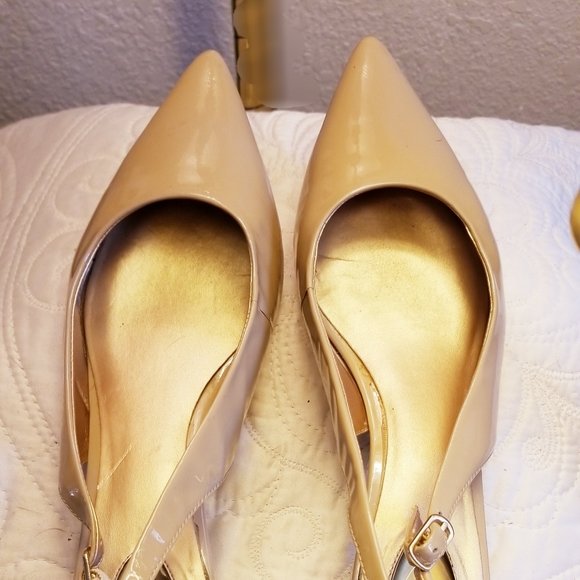 Trotters Prima Nude Patent Leather Pumps/Heels/Wom - Picture 4 of 7
